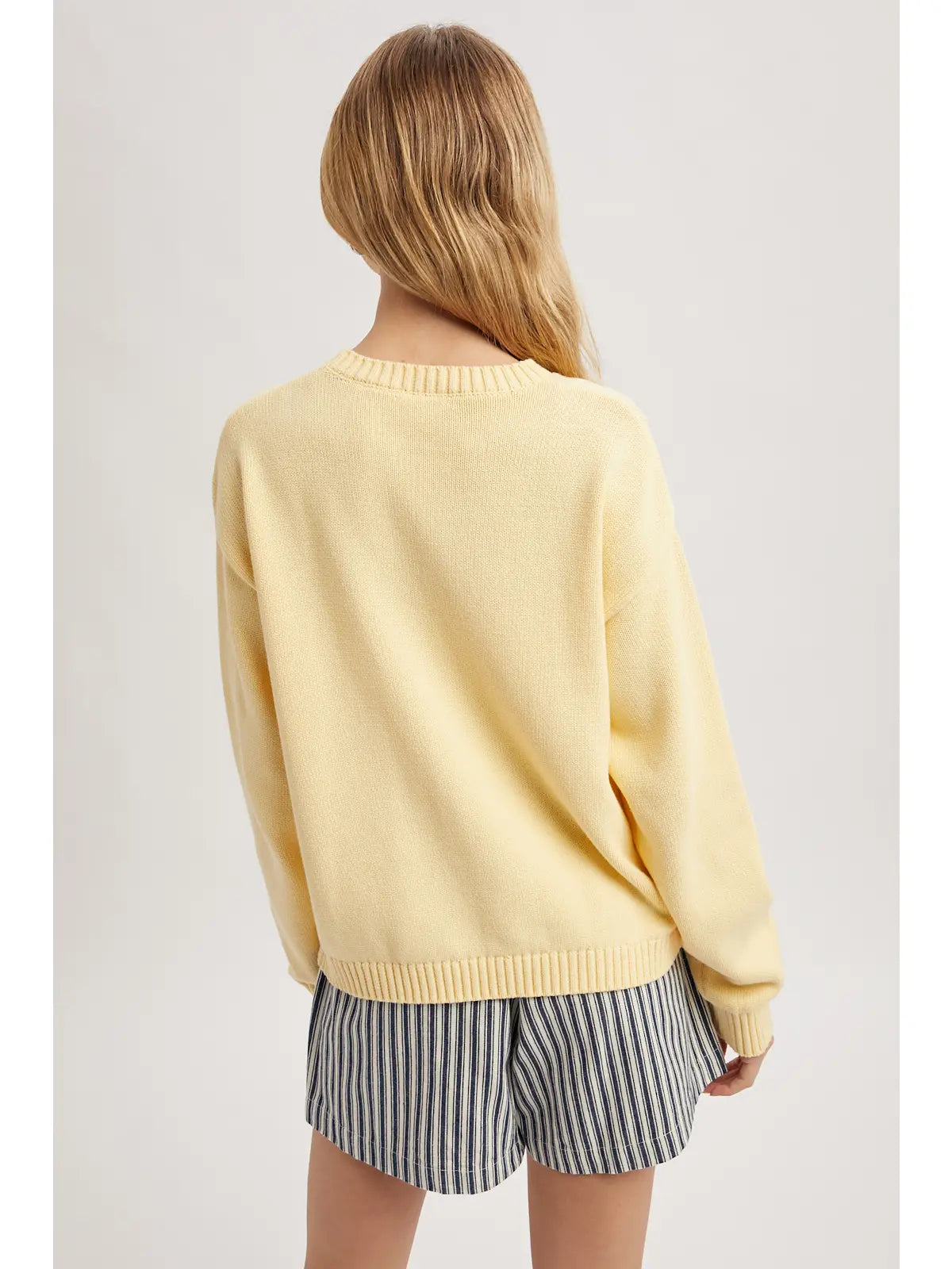 Graphic Coastal Crewneck Sweater 'Fish'