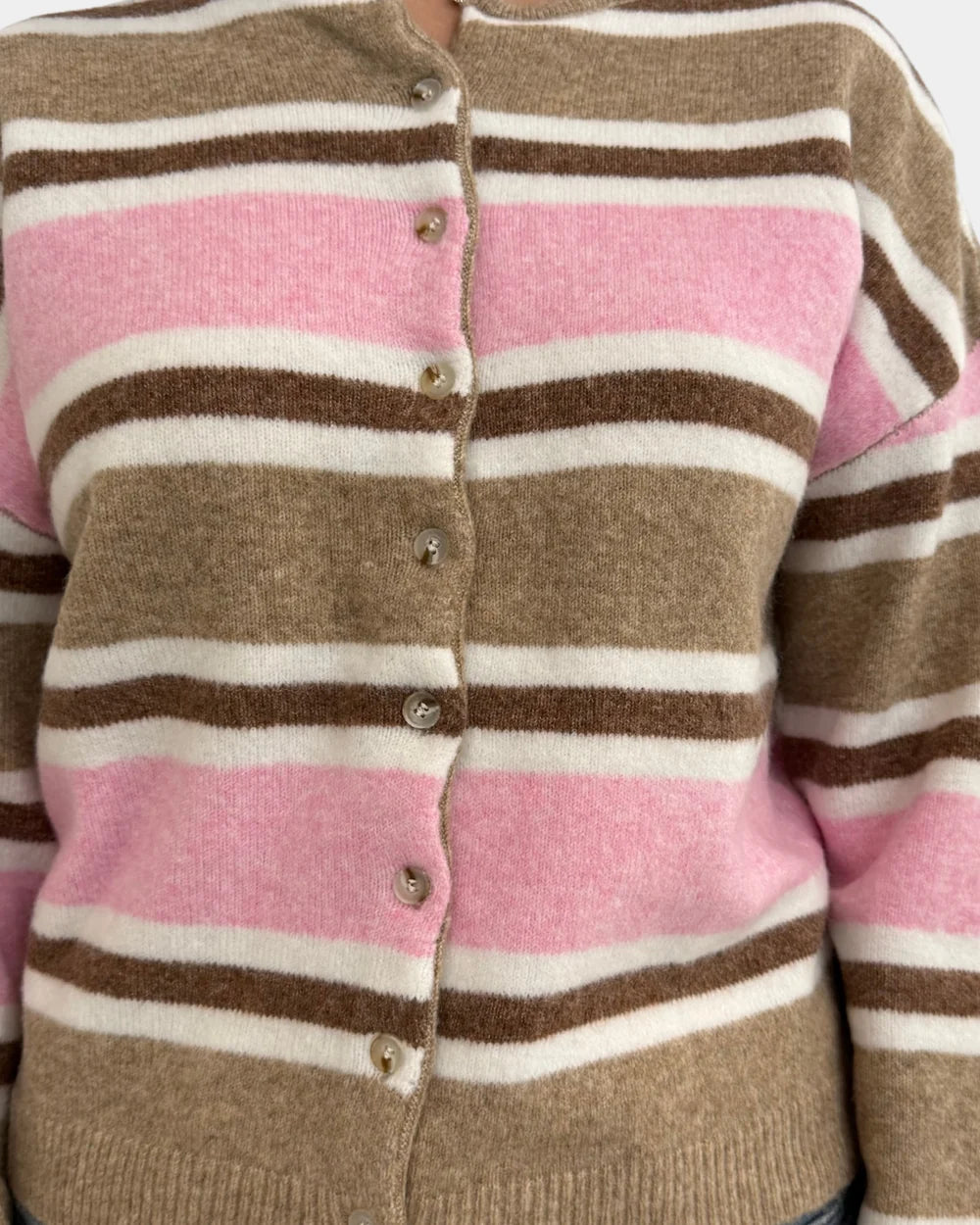 Cozy Striped Cardigan