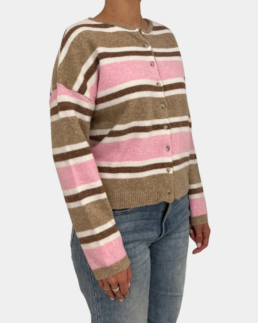 Cozy Striped Cardigan