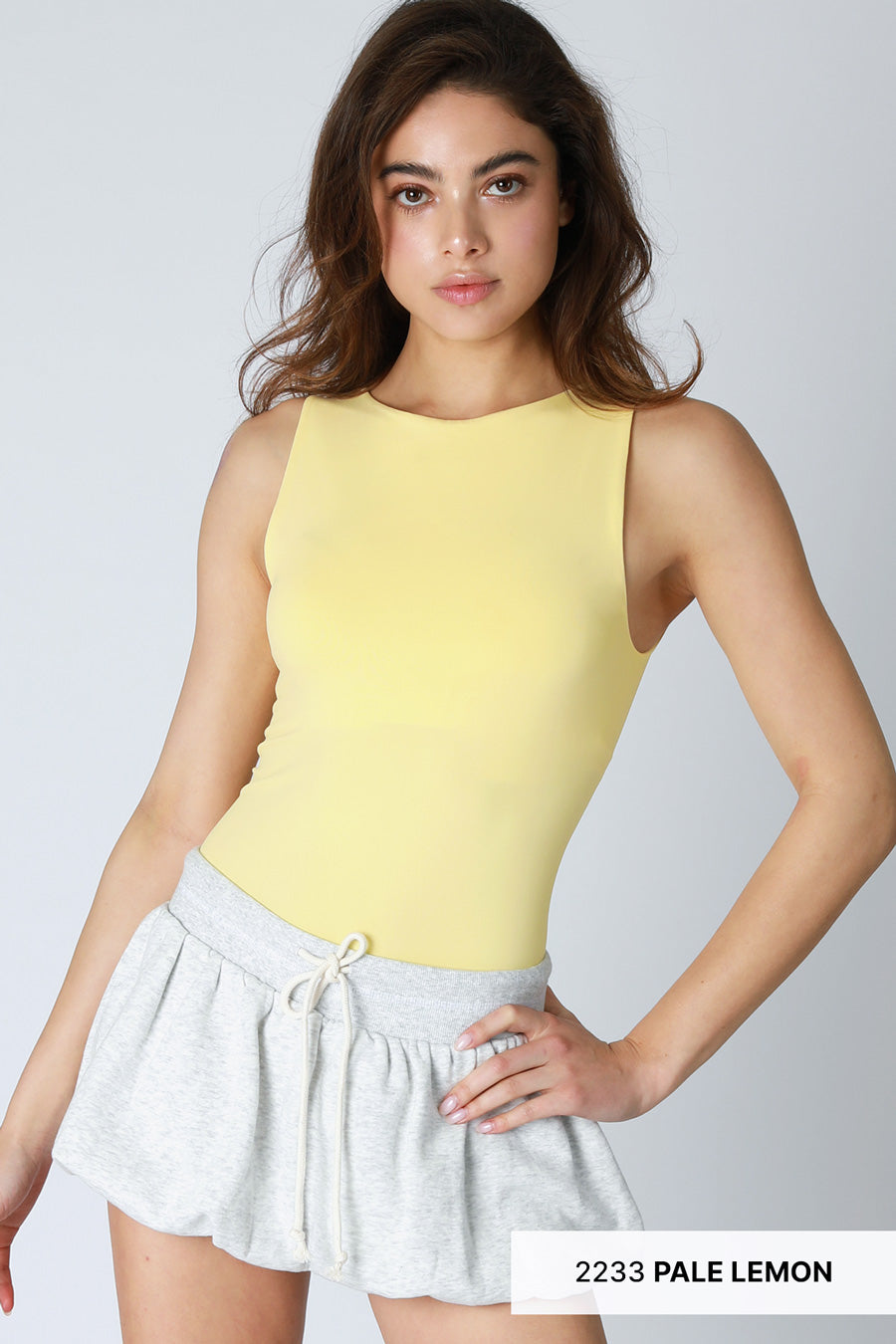 Clean Line Boat Neck Tank Top