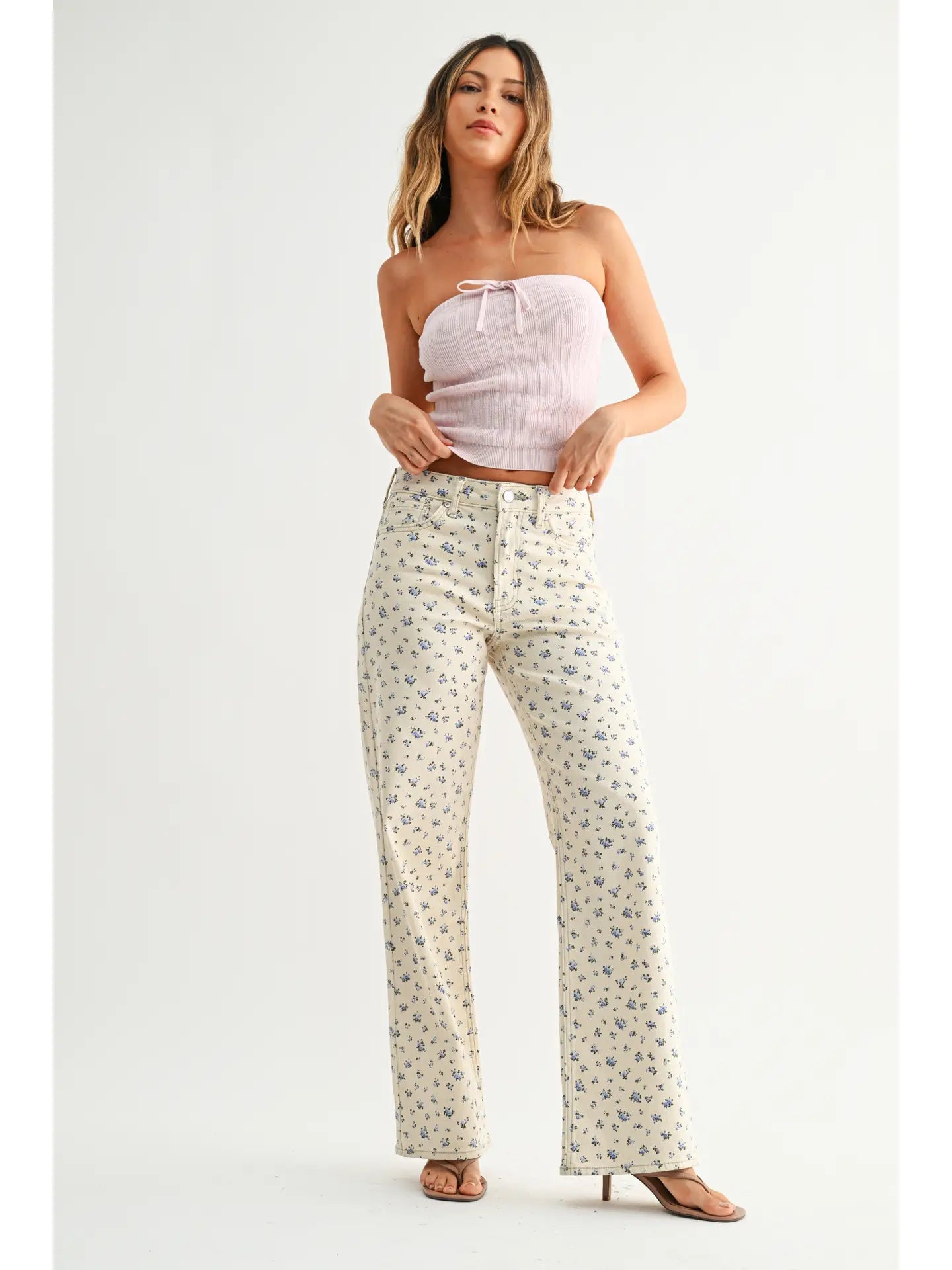 High Rise Vintage Straight Pants