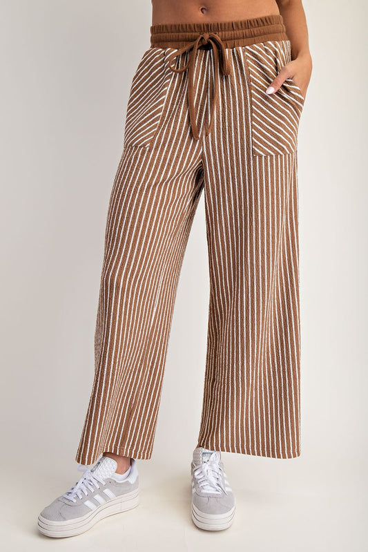 Striped Straight Leg Pants