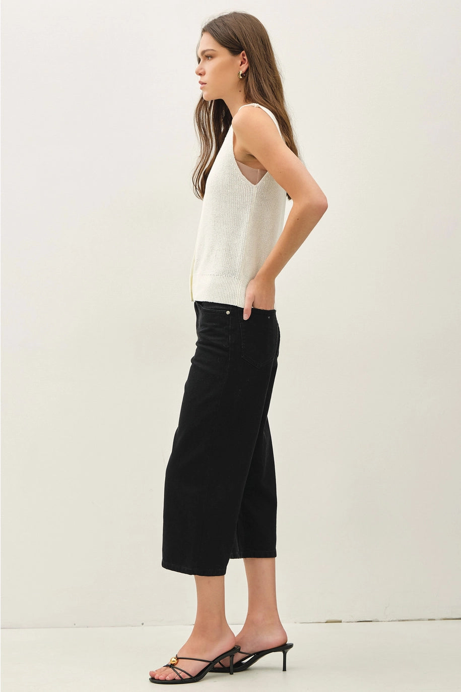 Light Weight Button Up Sweater Vest