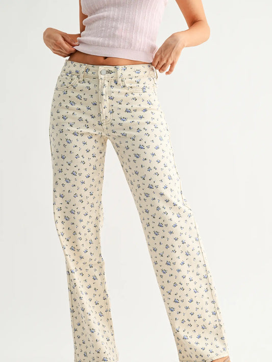 High Rise Vintage Straight Pants