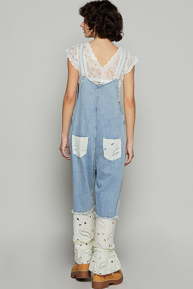 Printed Twill w/ Pockets Overall