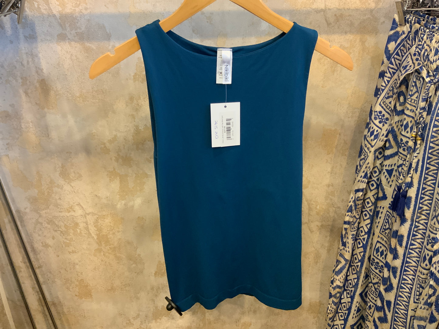 Clean Line Boat Neck Tank Top