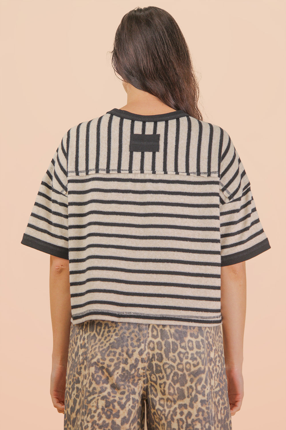 Oversized Stripe Casual Comfy Knit Top