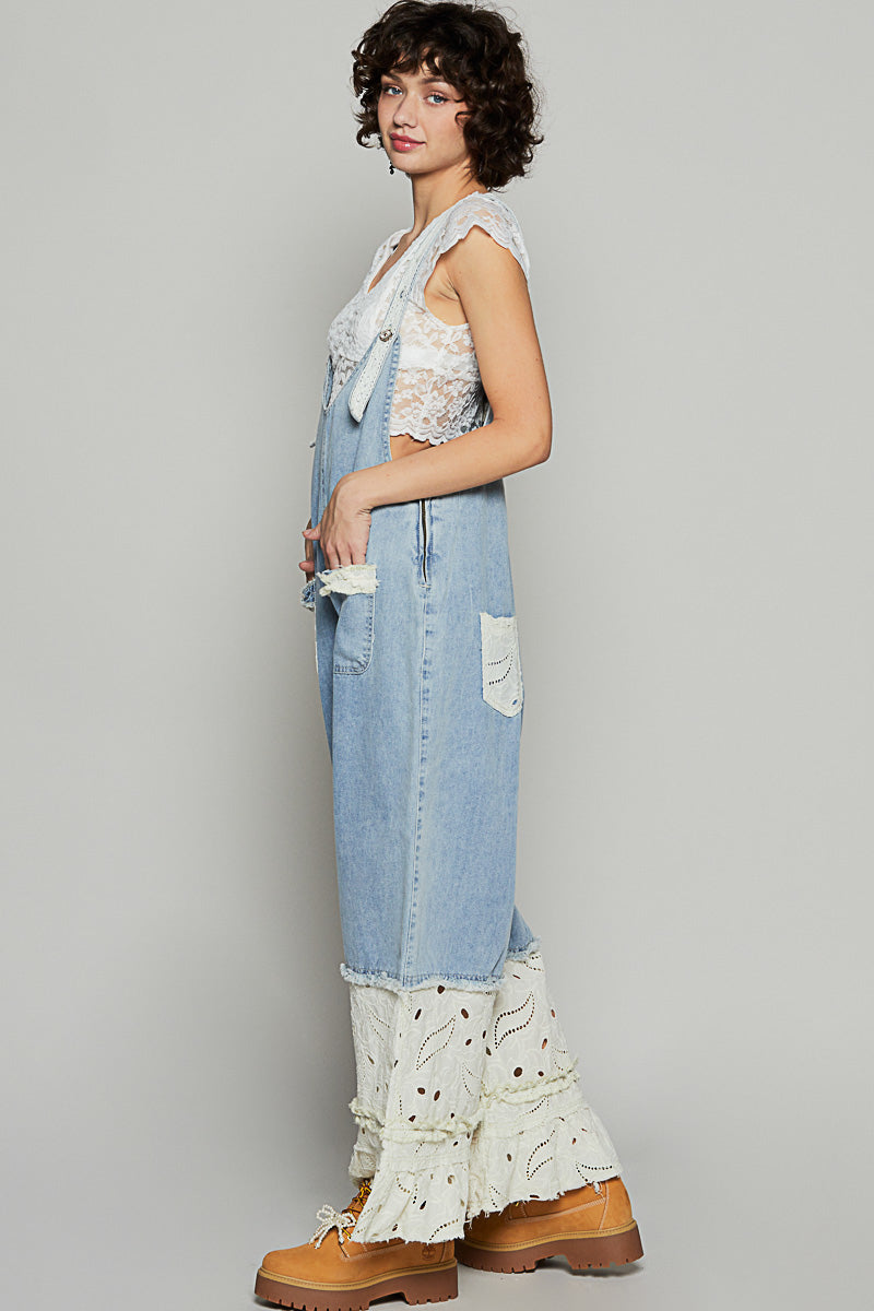 Printed Twill w/ Pockets Overall