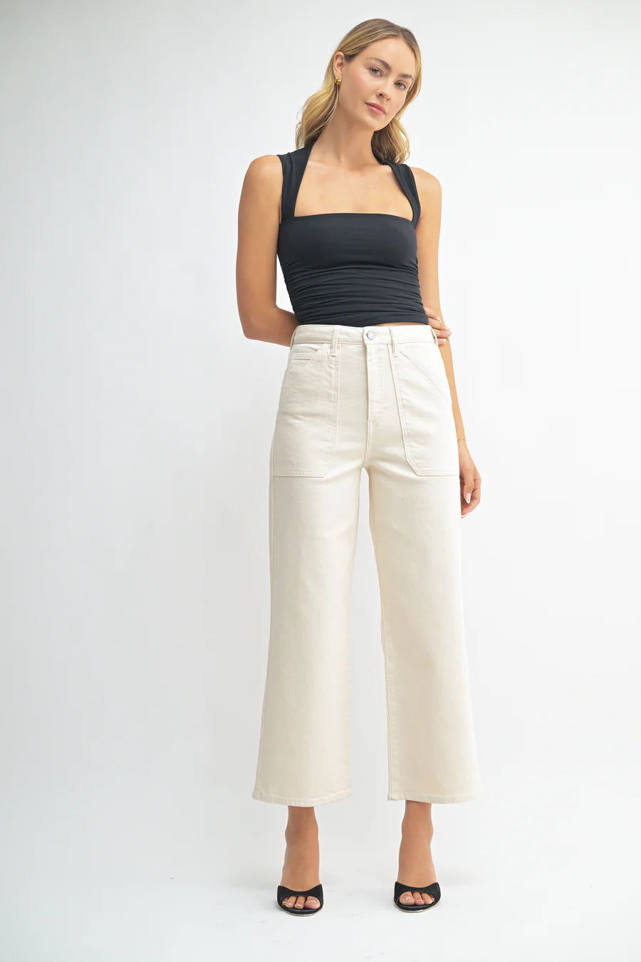 The Patch Pocket Wide Leg