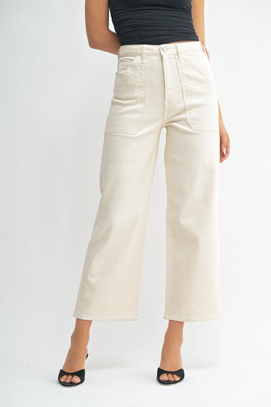 The Patch Pocket Wide Leg