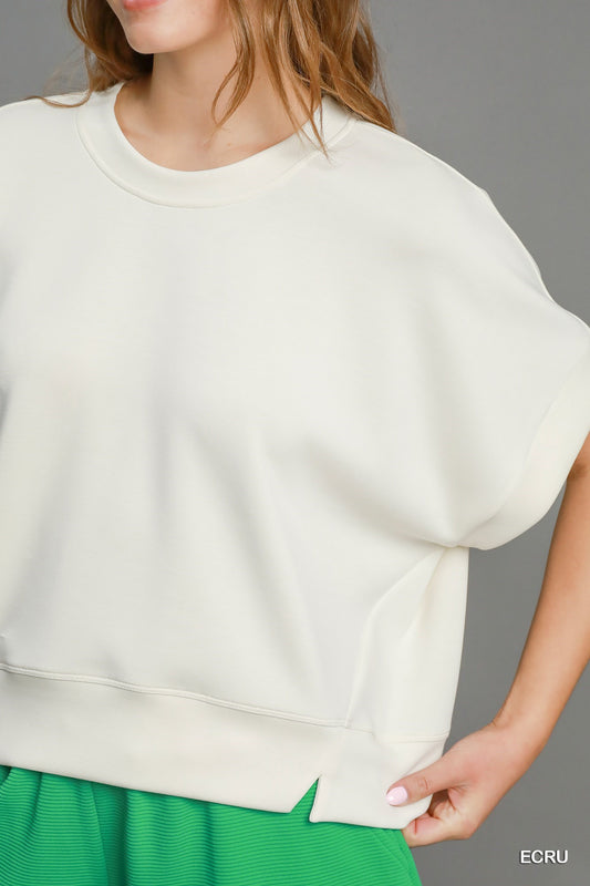 Cupro Blend Dolman Top