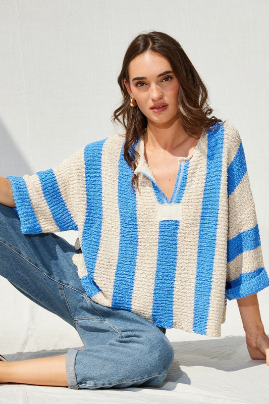 Vertical Stripe Sweater