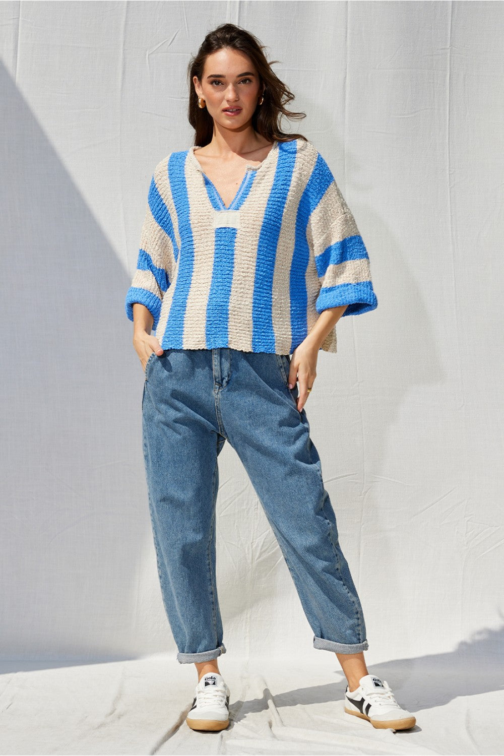 Vertical Stripe Sweater