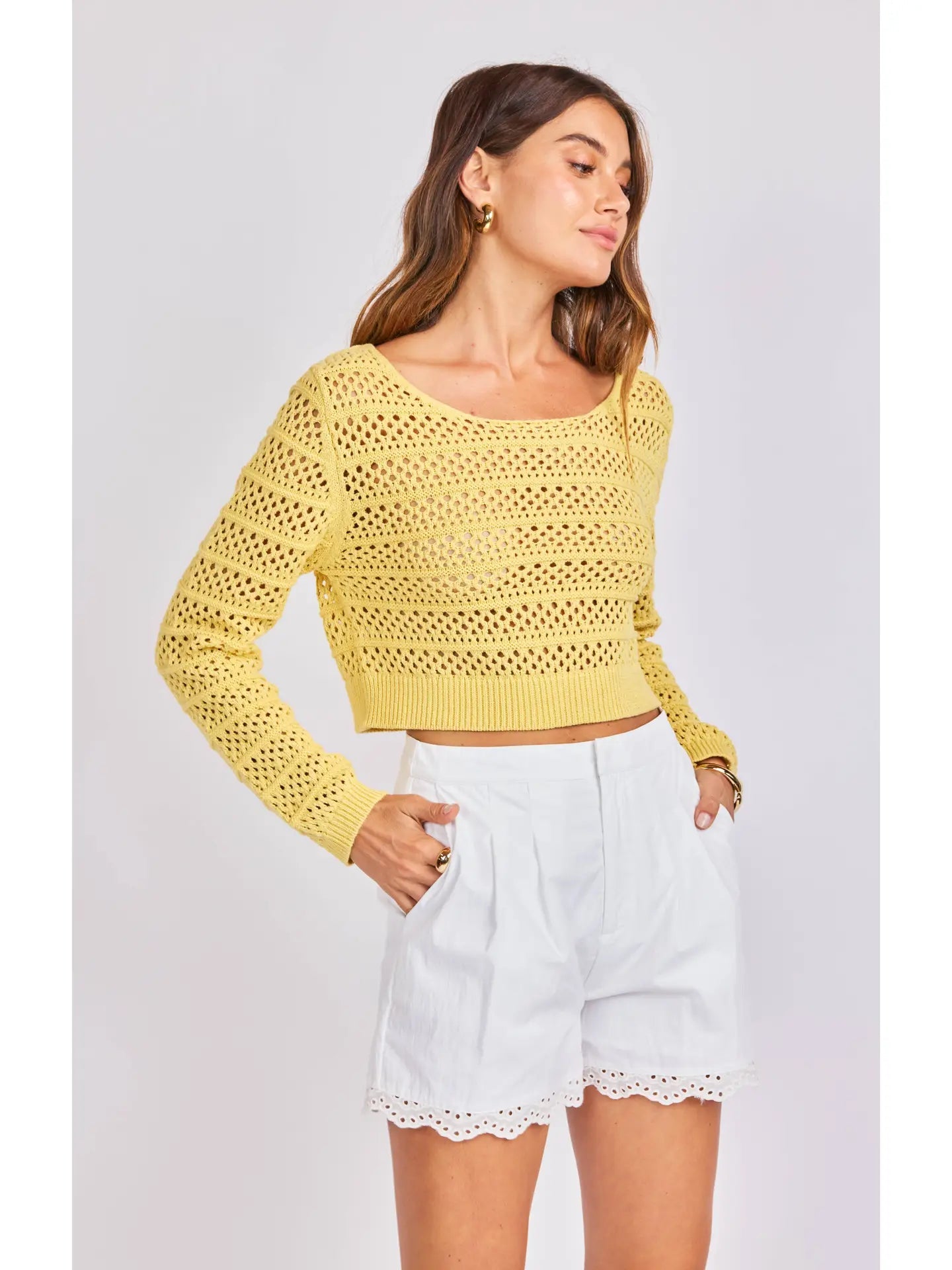 Jammin Cropped Sweater