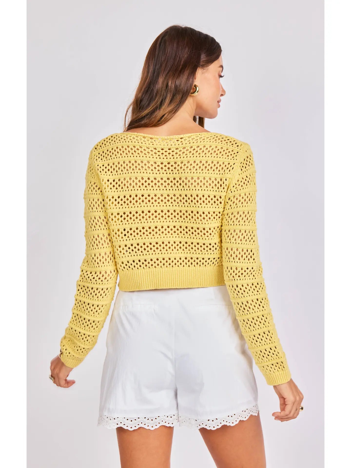 Jammin Cropped Sweater