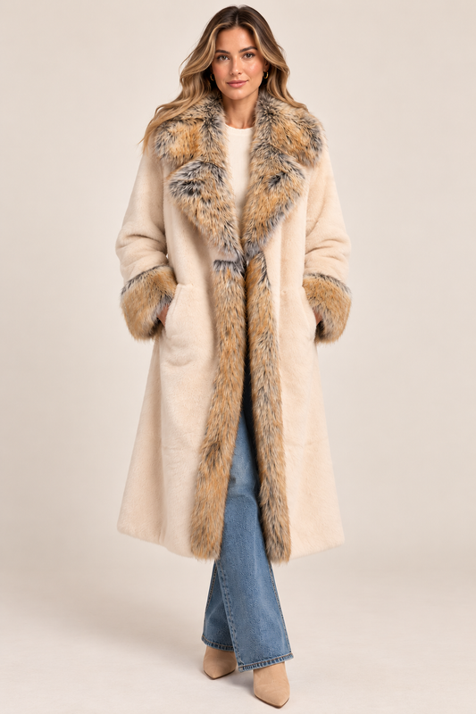 Fuzzy Long Body Coat