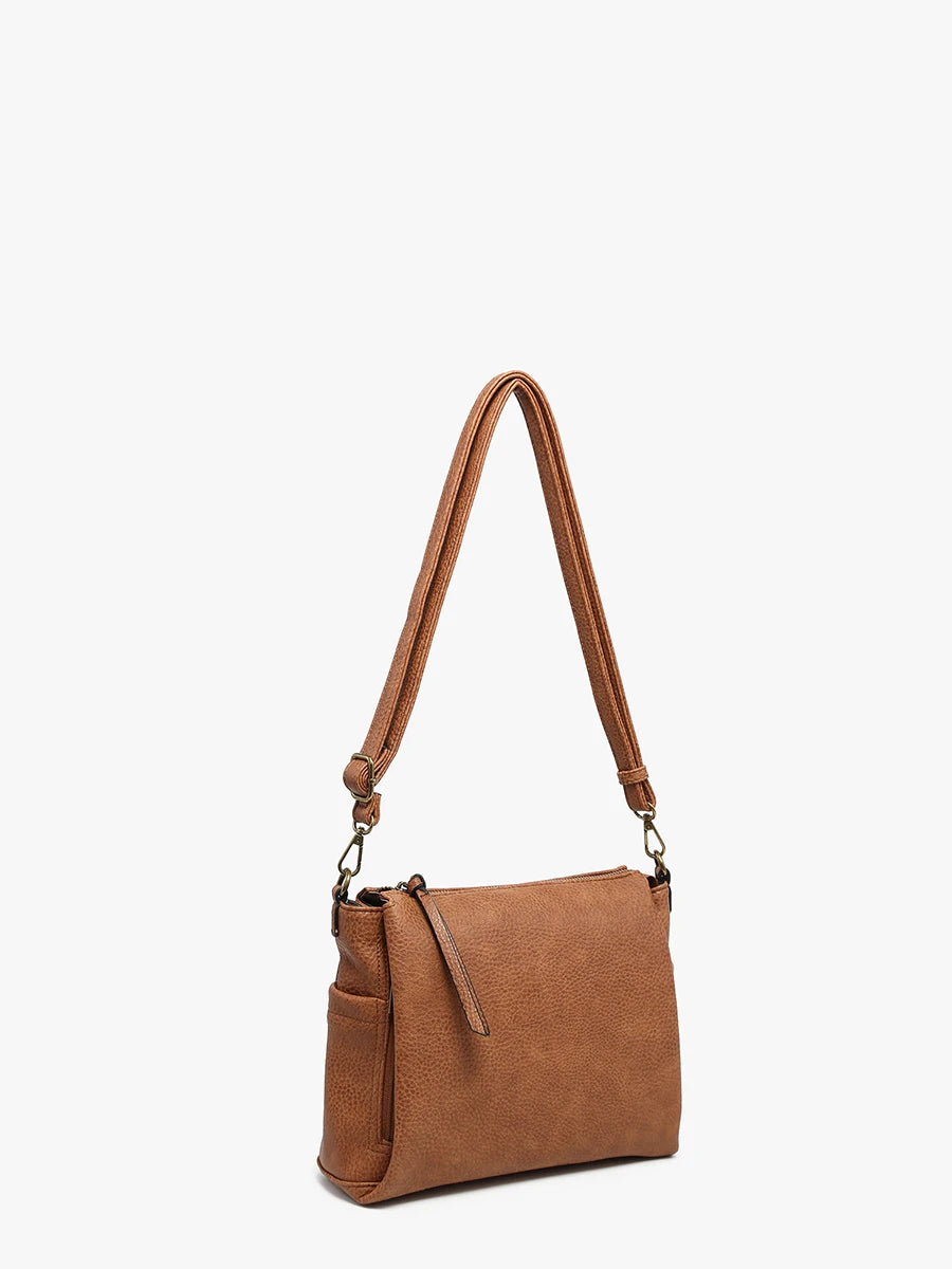 Kali Distressed Dual Front Pocket Crossbody