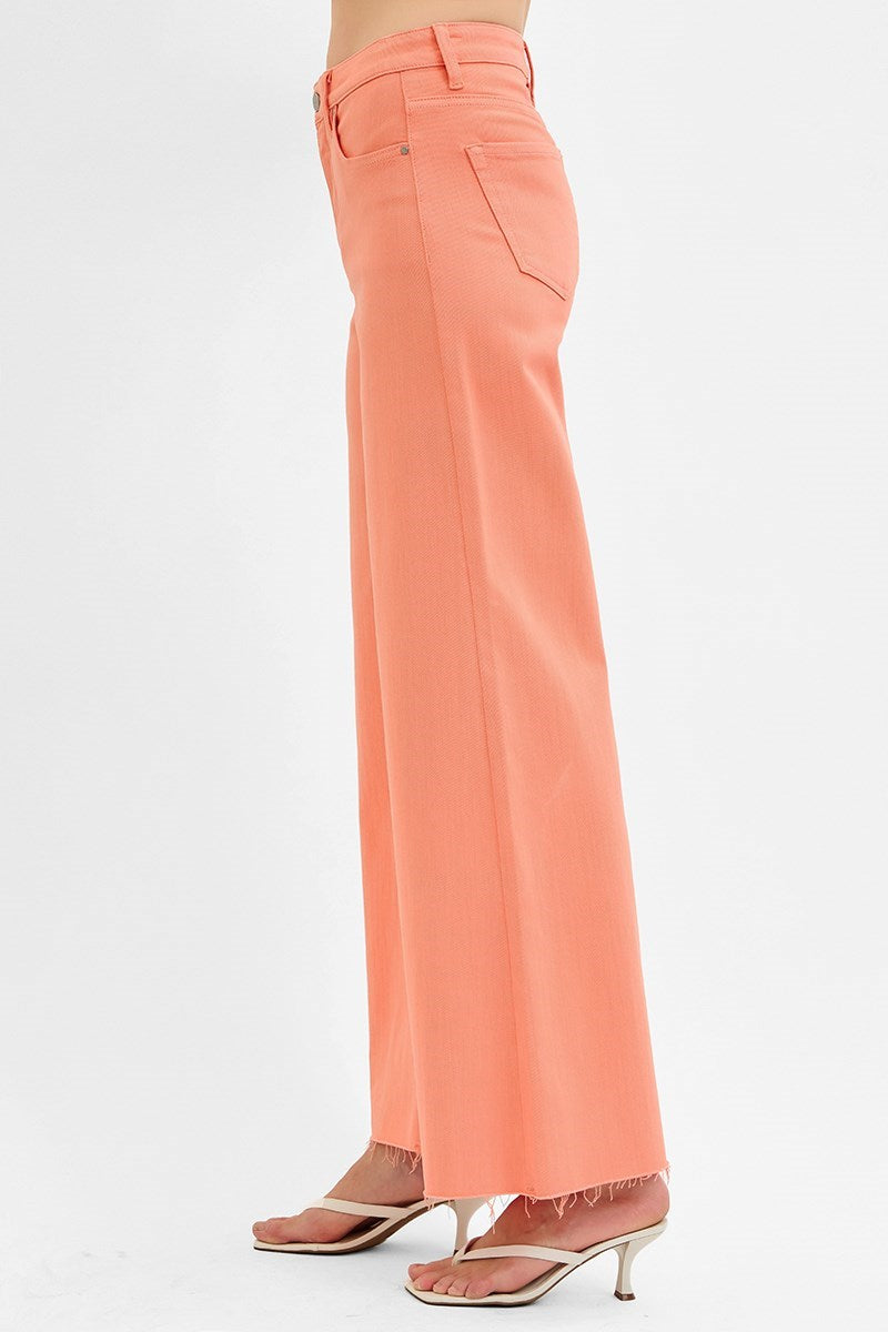 Tummy Control High Rise Wide Leg Palazzo Jeans