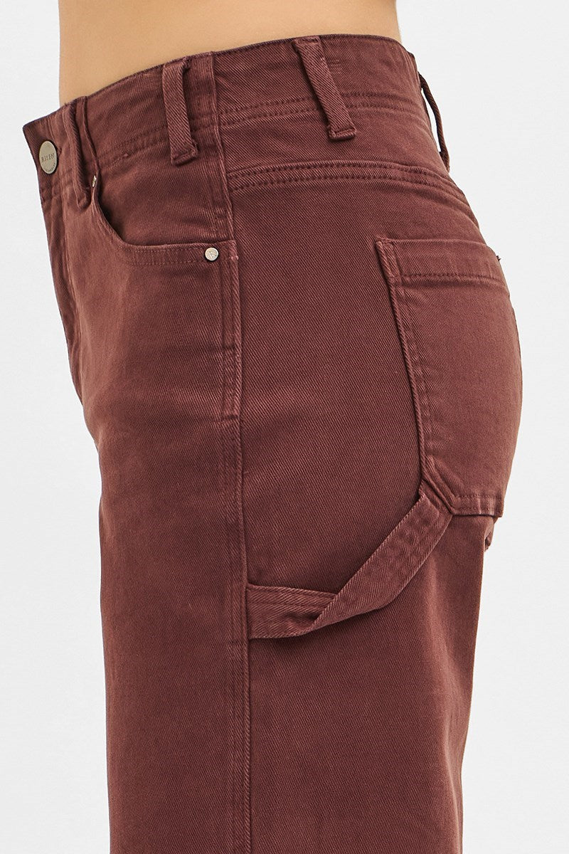 Tummy Control High Rise Crop Wide No Waist Band Pants
