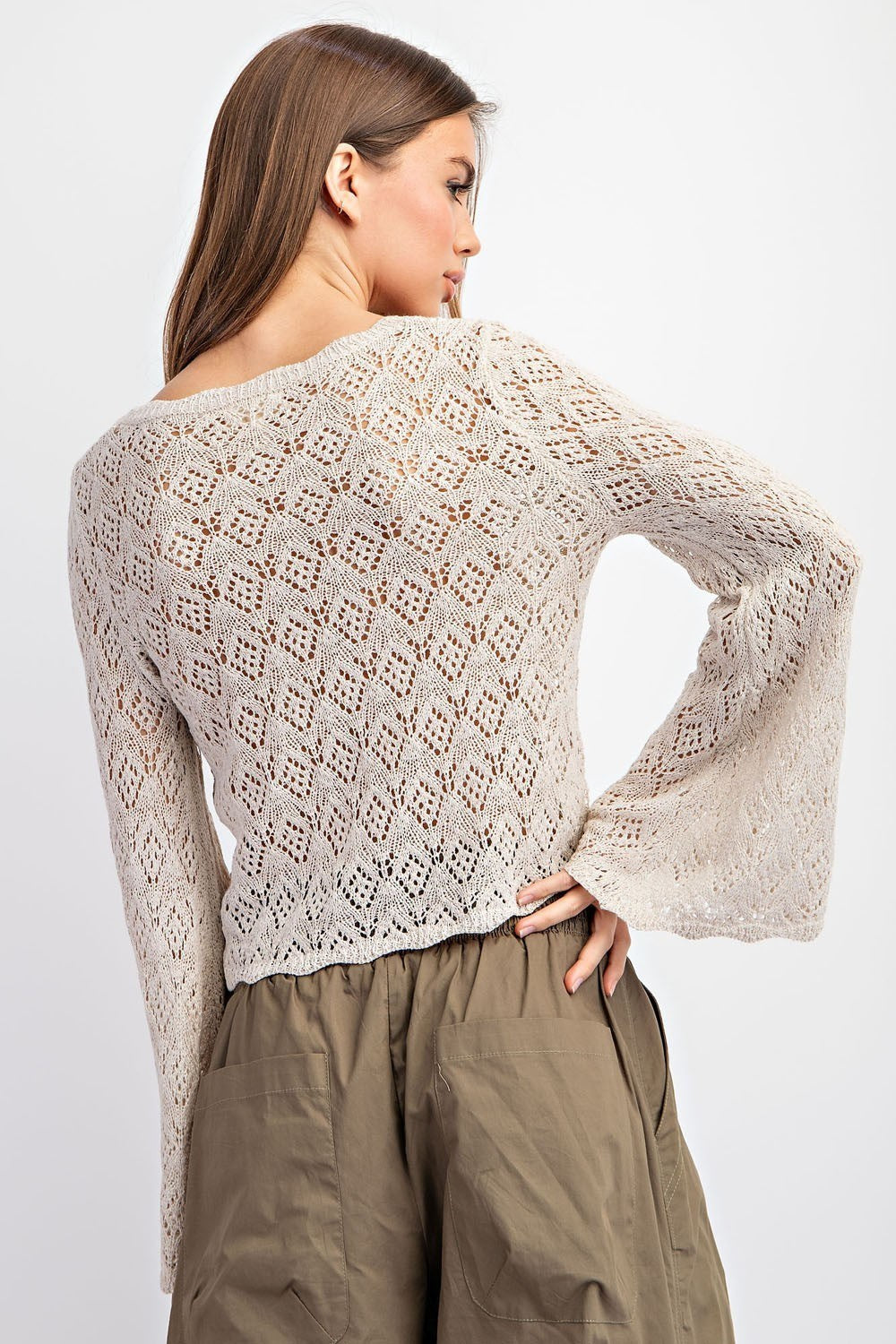 Crochet Long Sleeve Top