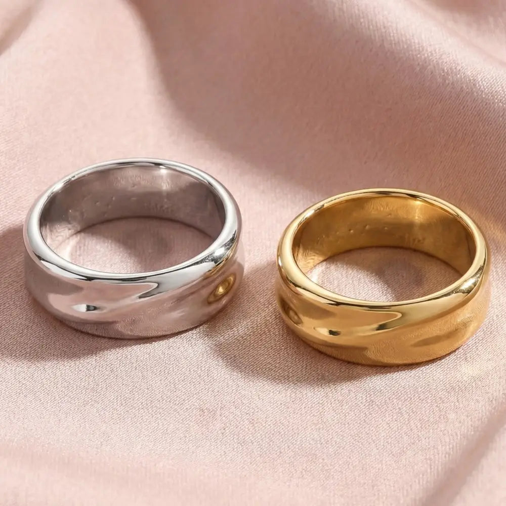 Bold Thick Sculpted Ring