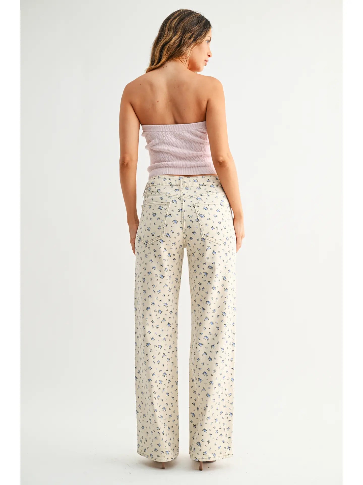 High Rise Vintage Straight Pants