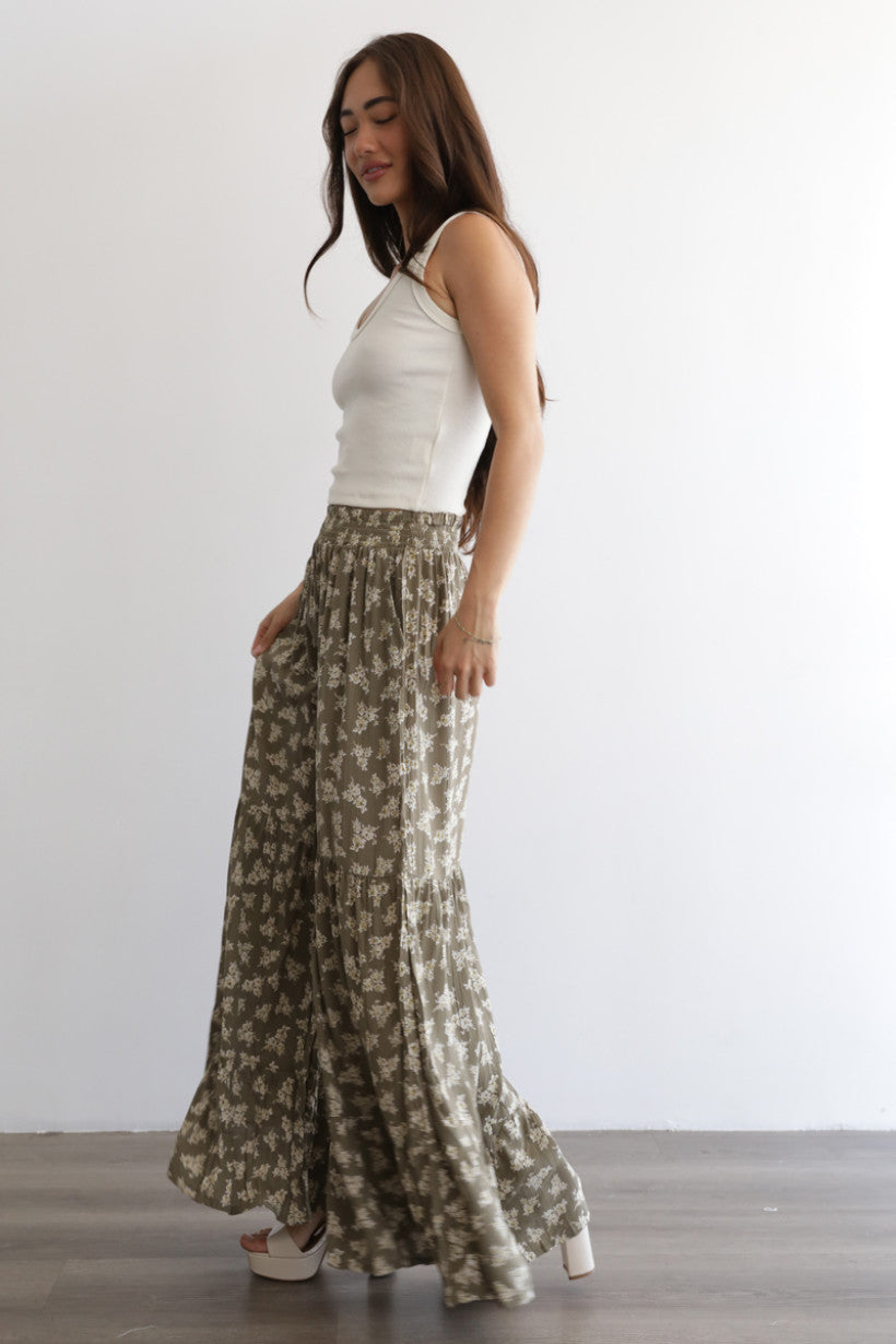 Meadow Bloom Wide Leg Pant