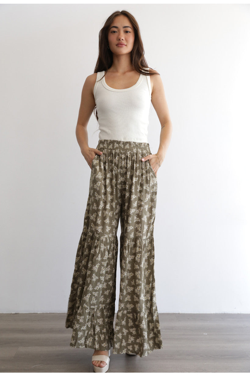 Meadow Bloom Wide Leg Pant