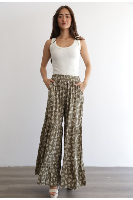Meadow Bloom Wide Leg Pant