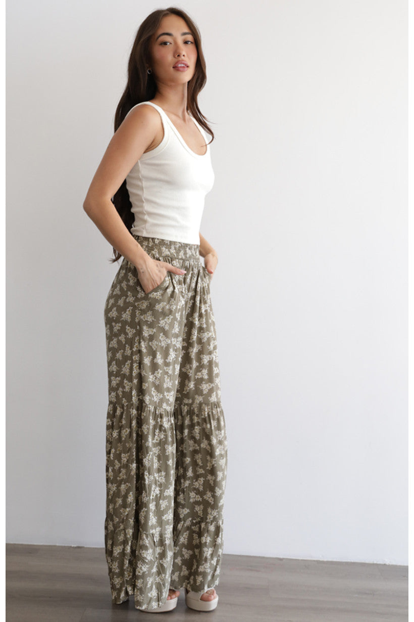 Meadow Bloom Wide Leg Pant
