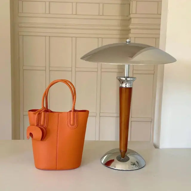 Small Tote/Crossbody Bag W/Matching Bag Charm