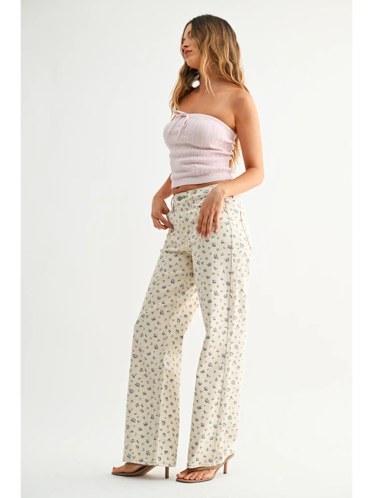 High Rise Vintage Straight Pants