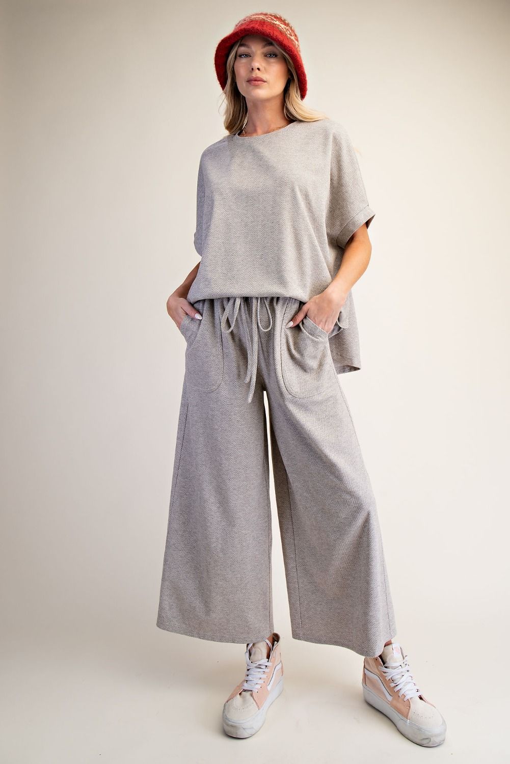 Brushed Soft Wide Leg Pants
