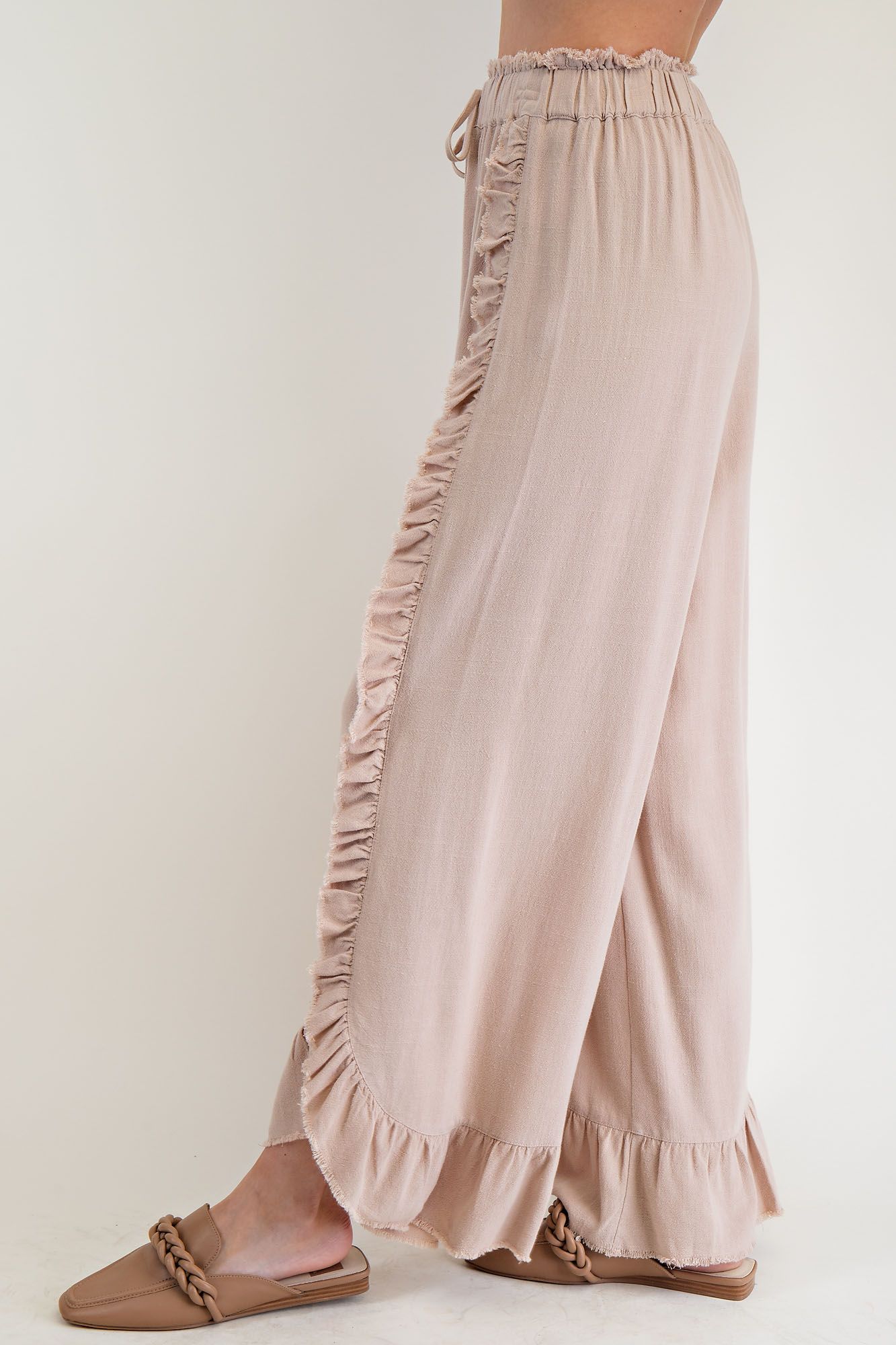 Mineral Washed Palazzo Pants