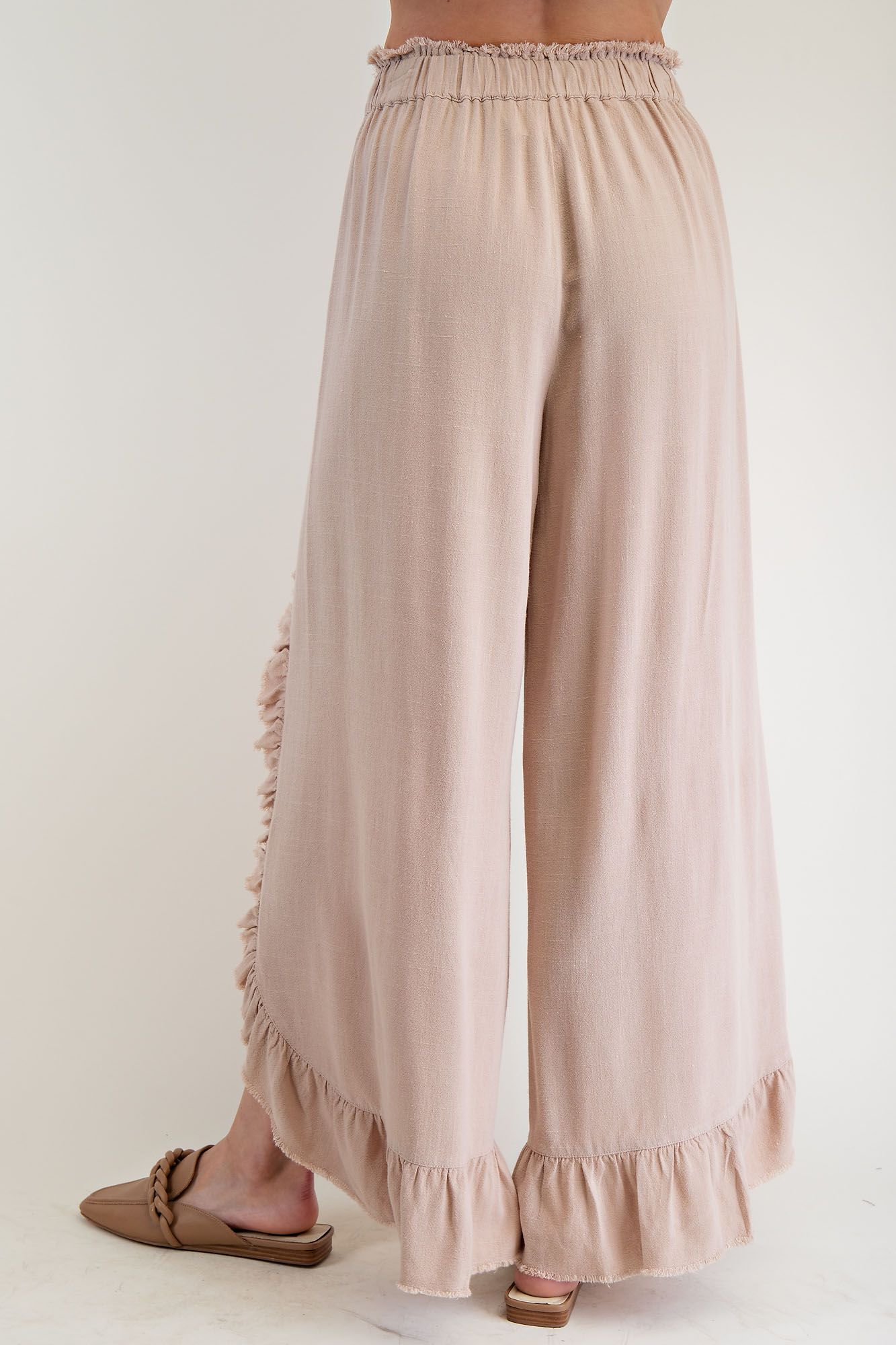Mineral Washed Palazzo Pants