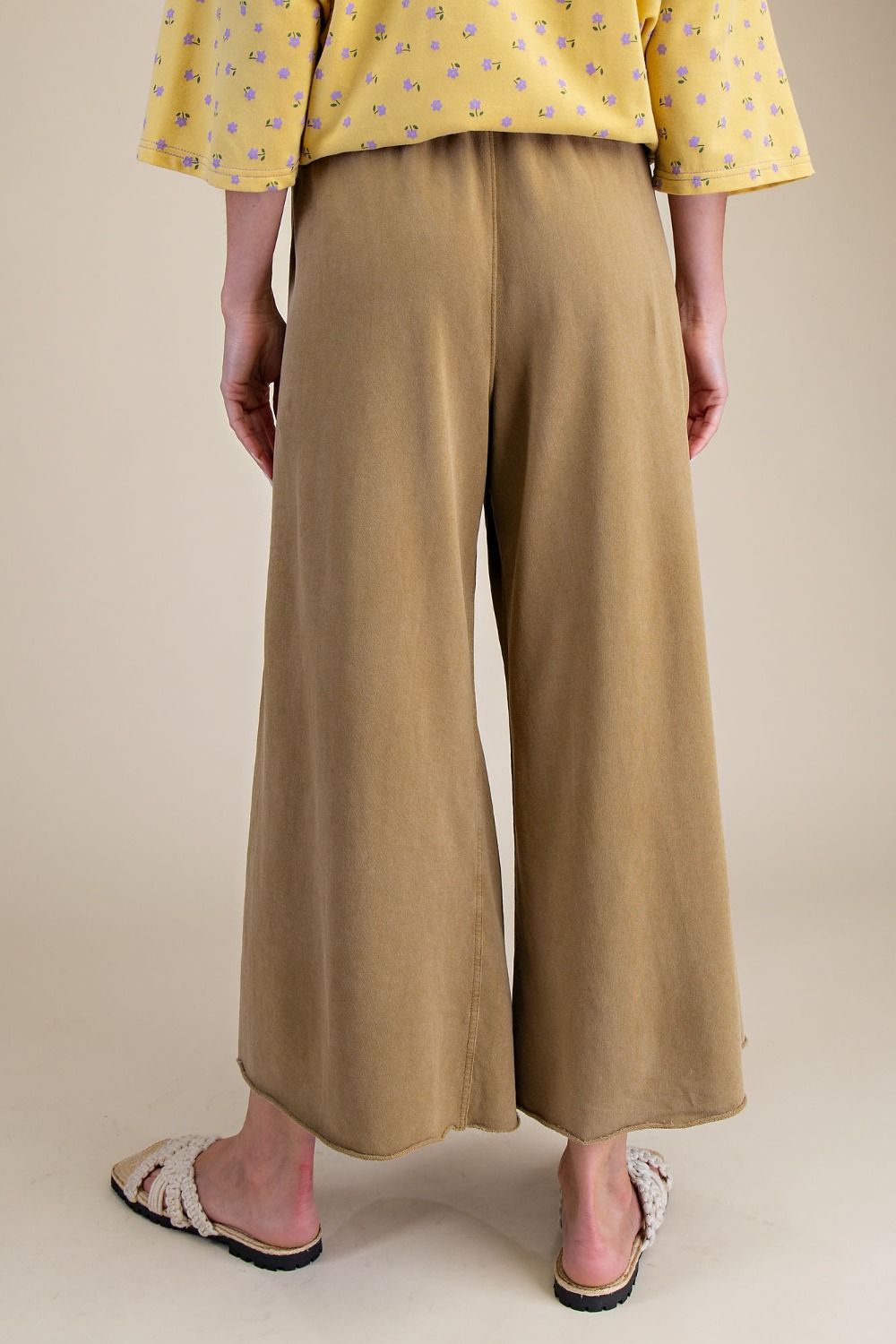 Mineral Washed Terry Knit Sweatpants