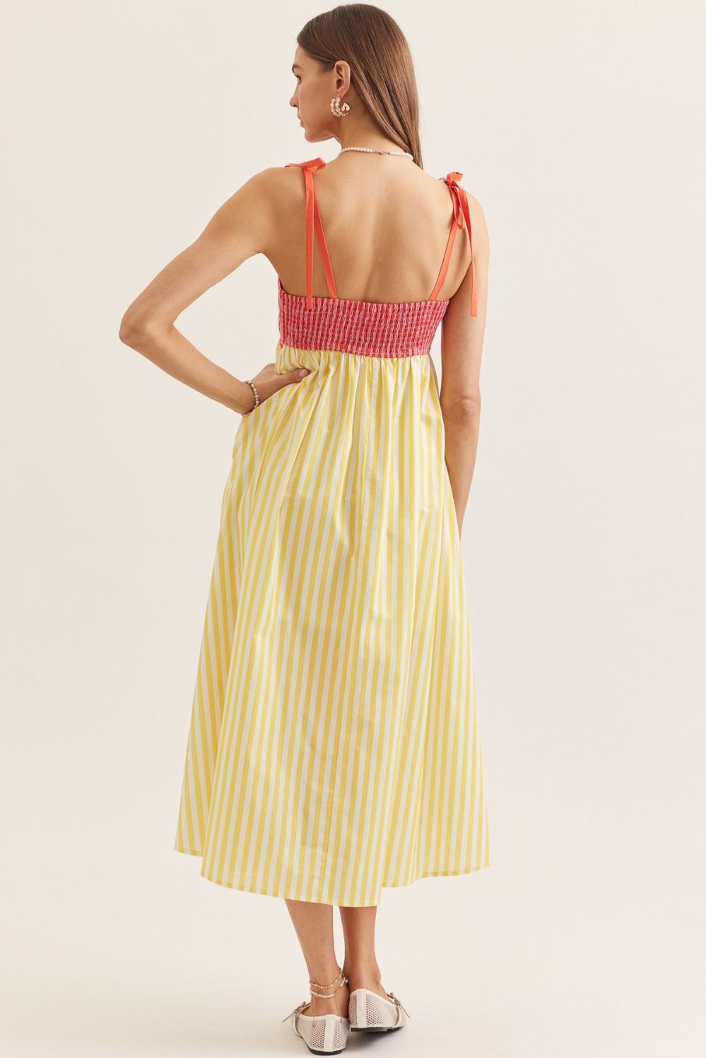 Strawberry Lemonade Midi Dress