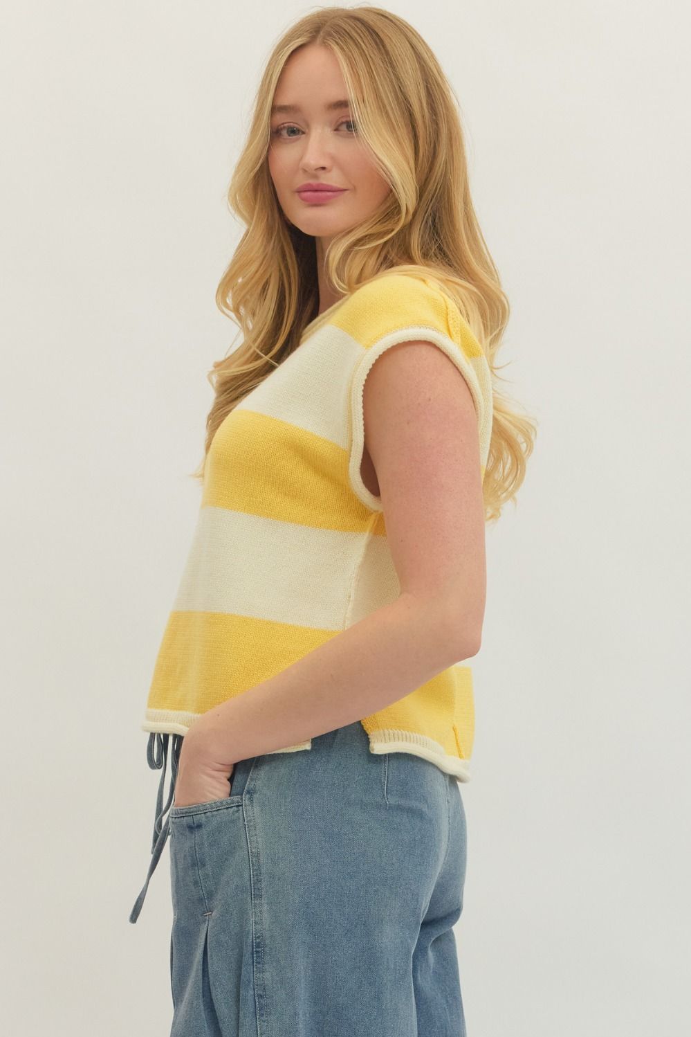 Sunny Stripe Knit Top