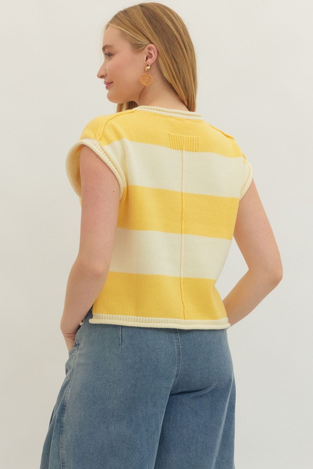 Sunny Stripe Knit Top