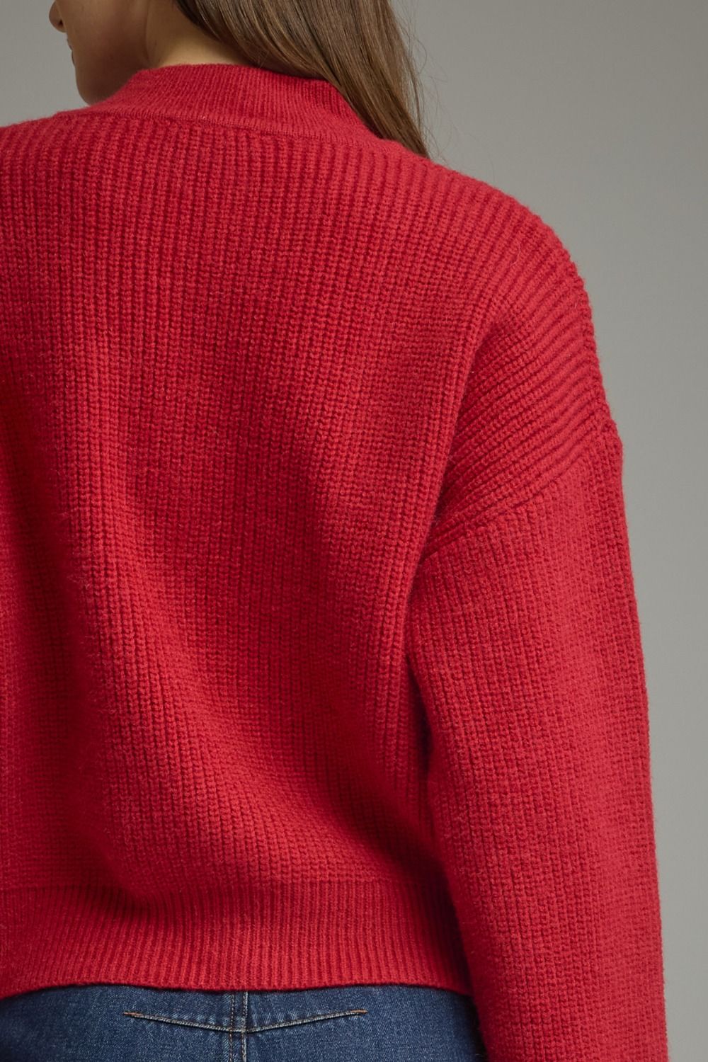 Frog Button Detail Sweater