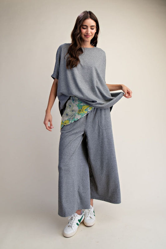 Brushed Soft Wide Leg Pants