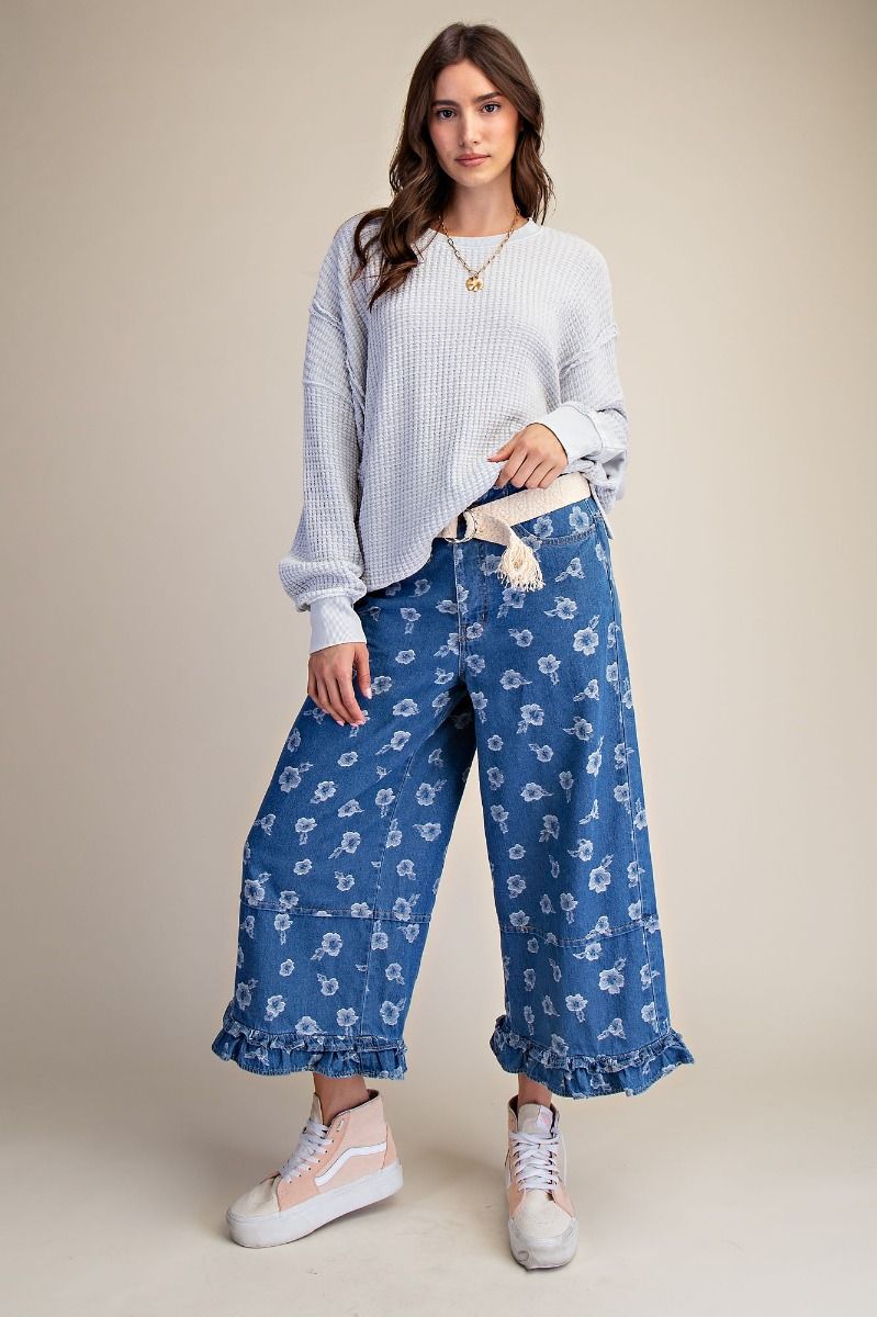 Mineral Washed Thermal Pullover