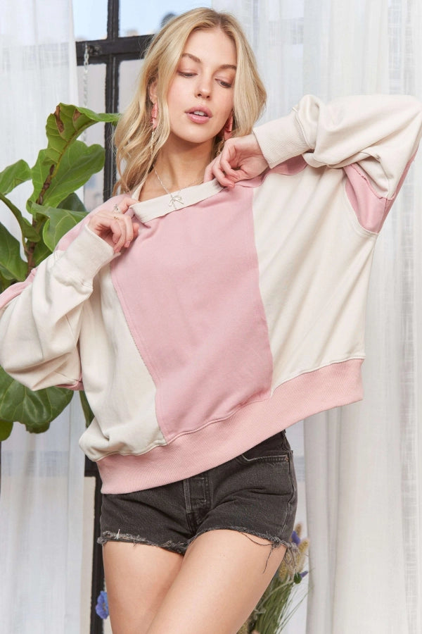 Solid Long Sleeve Sweater Top