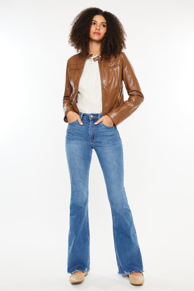 High Rise Bootcut Jeans