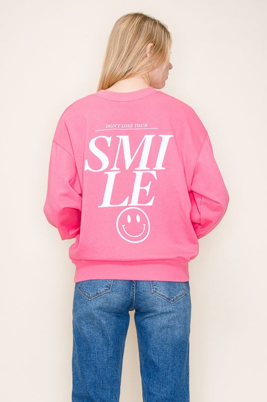 Don't Lose Your Smile Graphic Sweatshirt