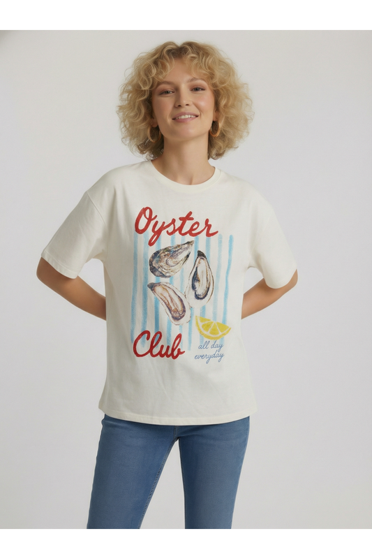 Oyster Club Graphic Top